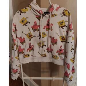 SpongeBob AOP youth L hoodie Nickelodeon - EUC